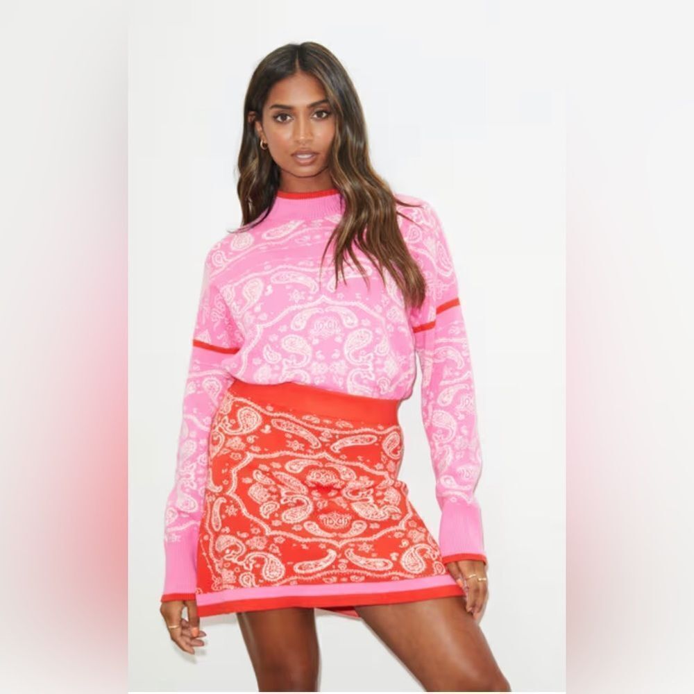 NEW Never Fully Dressed Red Bandana Jake Skirt